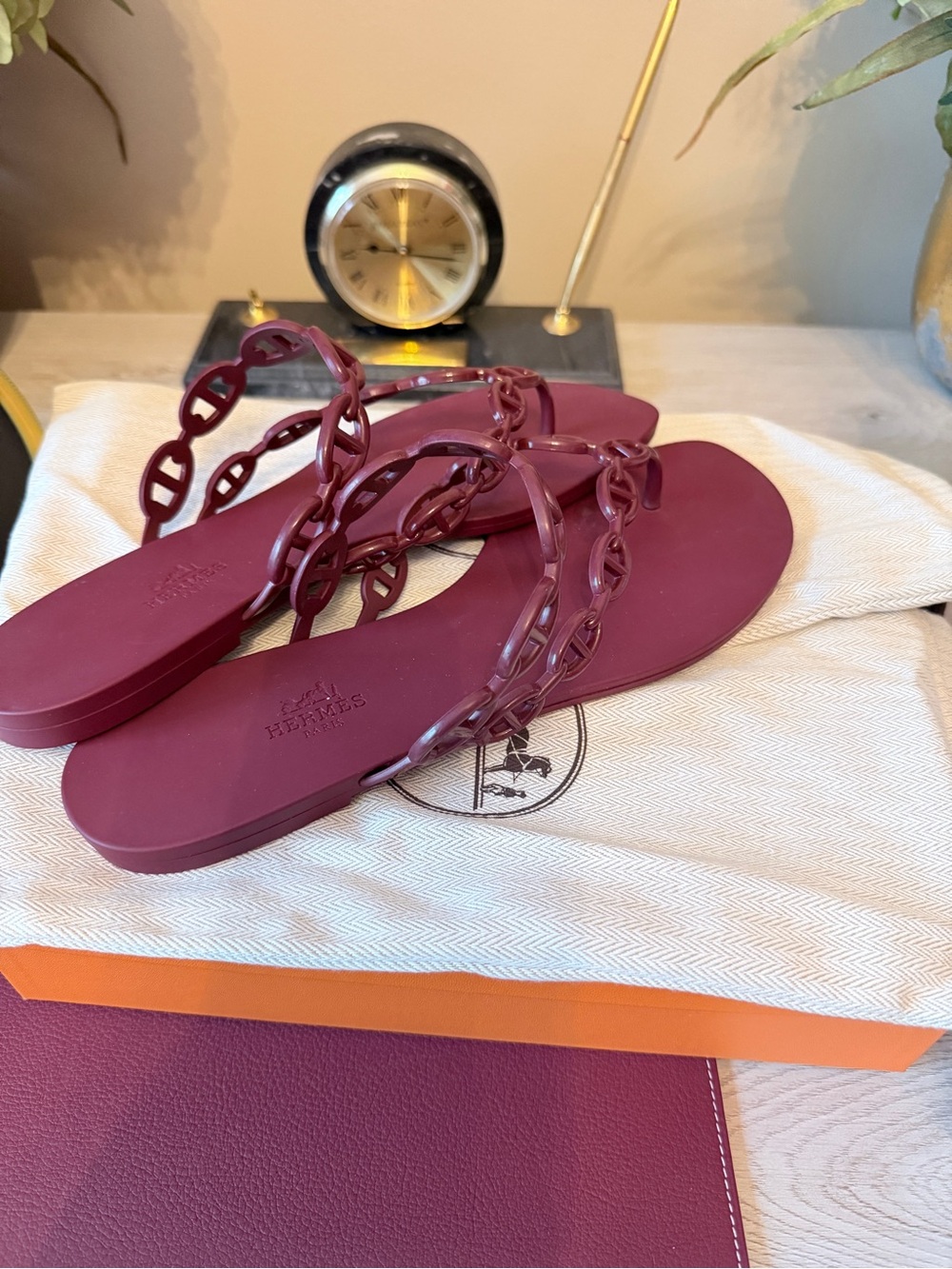 Hermes Island Sandals size 42 - Picture 2 of 3